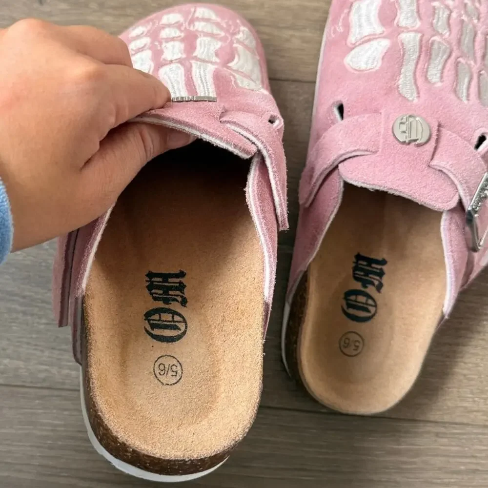 Octavious Marks Crème Rose Clogs Size 5/6 EU 37 Summer Trip‎ Vacation
